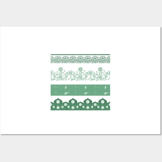 Elegant emerald china Wall Art by hamptonstyle